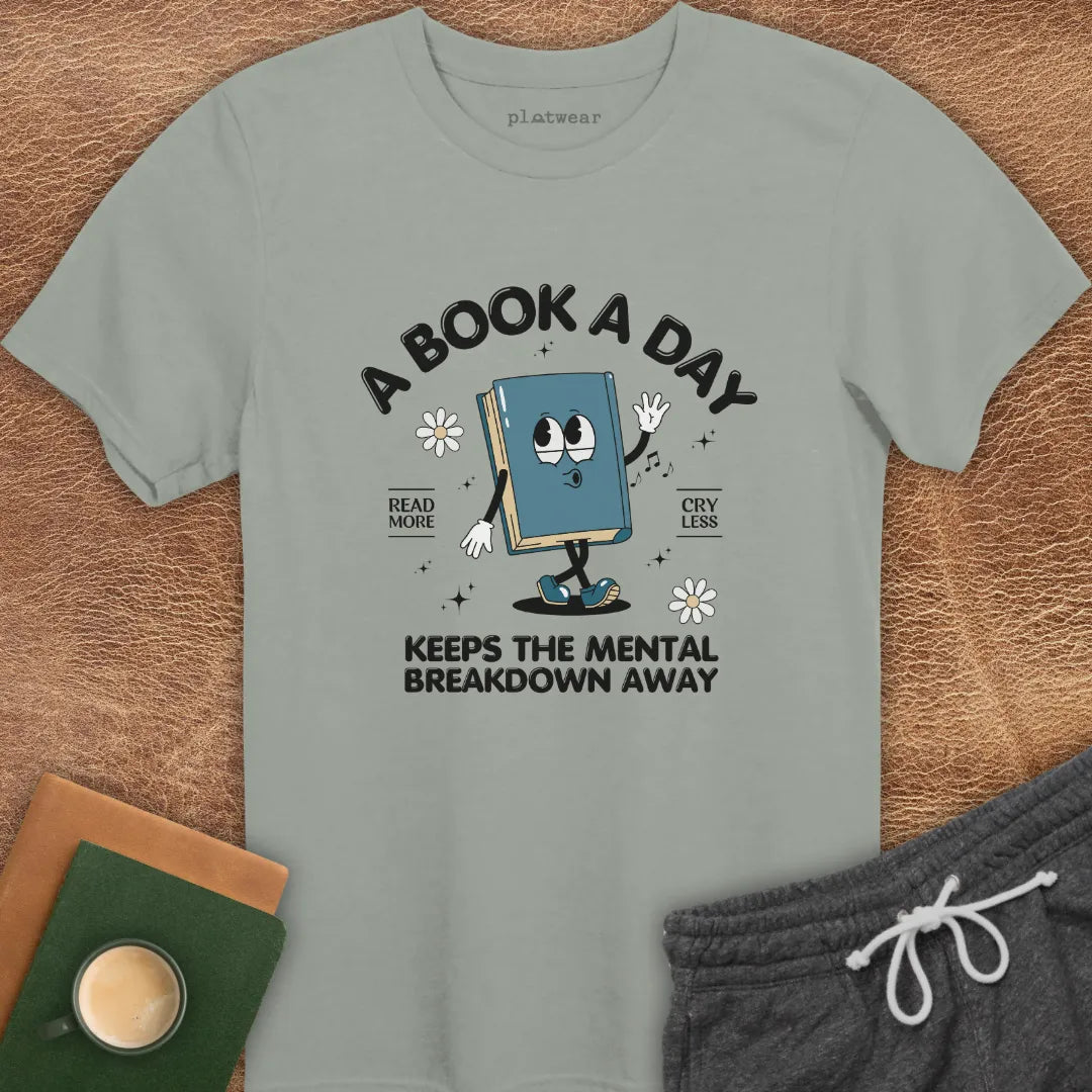 A BOOK A DAY T-SHIRT