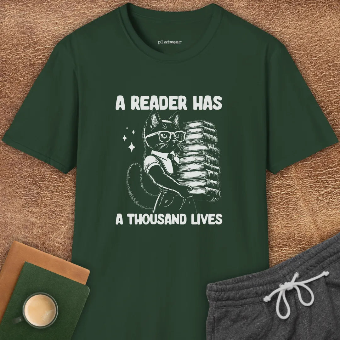 A READER HAS T-SHIRT
