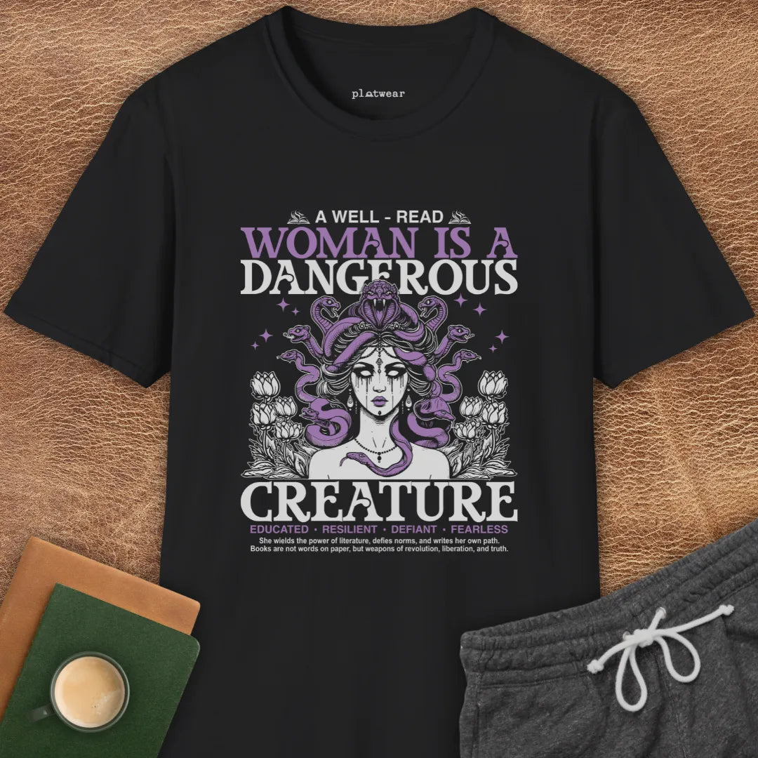 A WELL READ WOMAN T-SHIRT