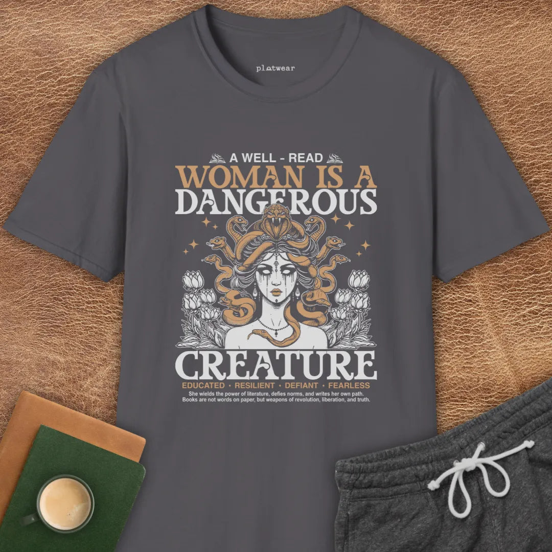A WELL READ WOMAN T-SHIRT