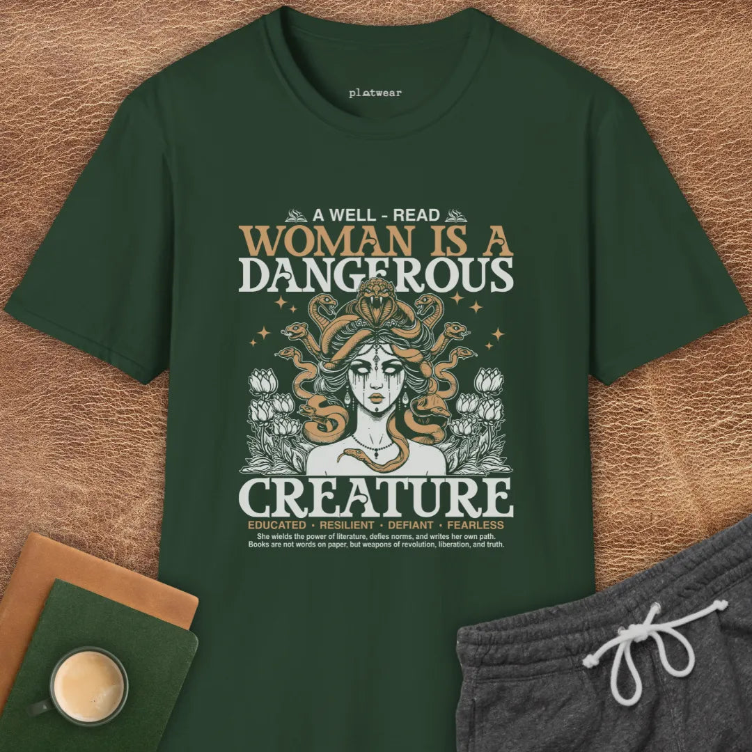 A WELL READ WOMAN T-SHIRT