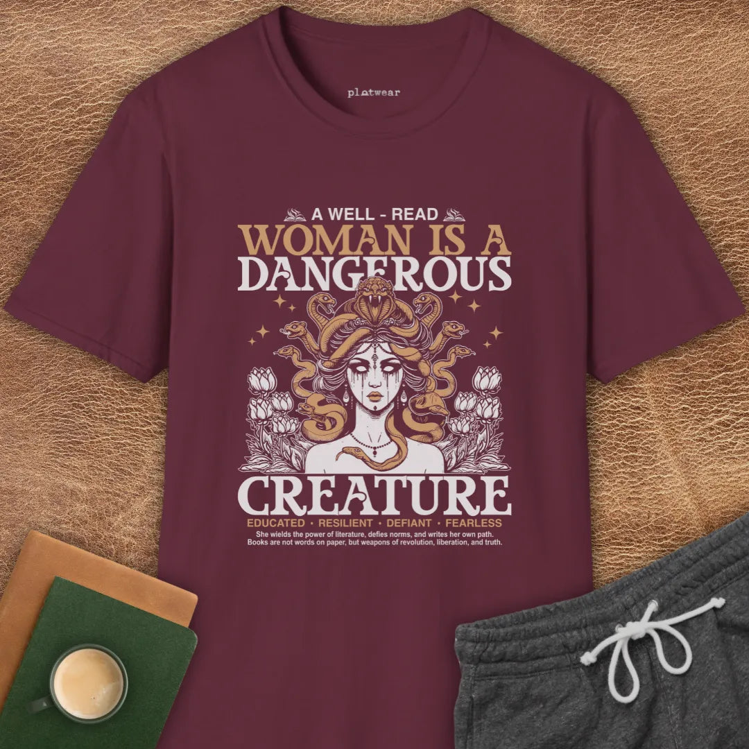 A WELL READ WOMAN T-SHIRT