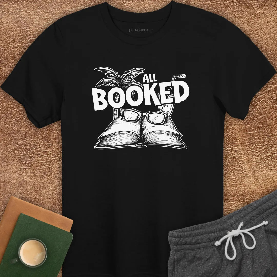 ALL BOOKED T-SHIRT