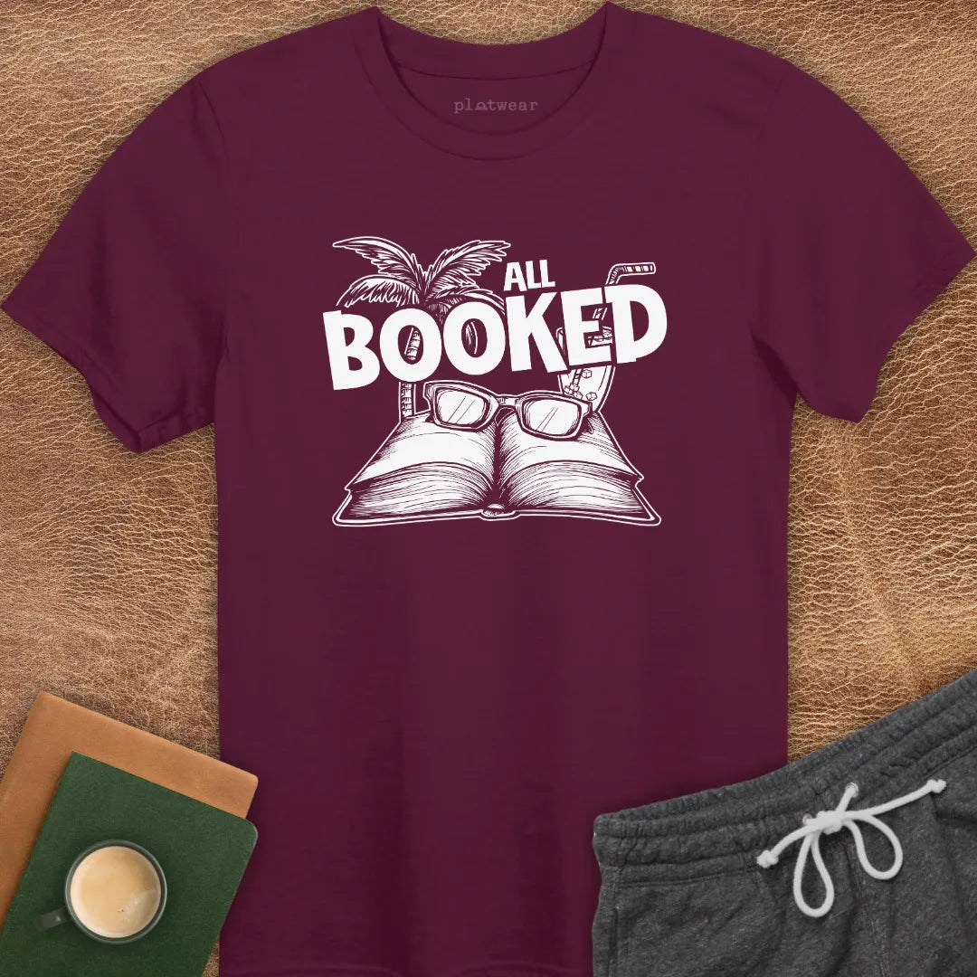 ALL BOOKED T-SHIRT