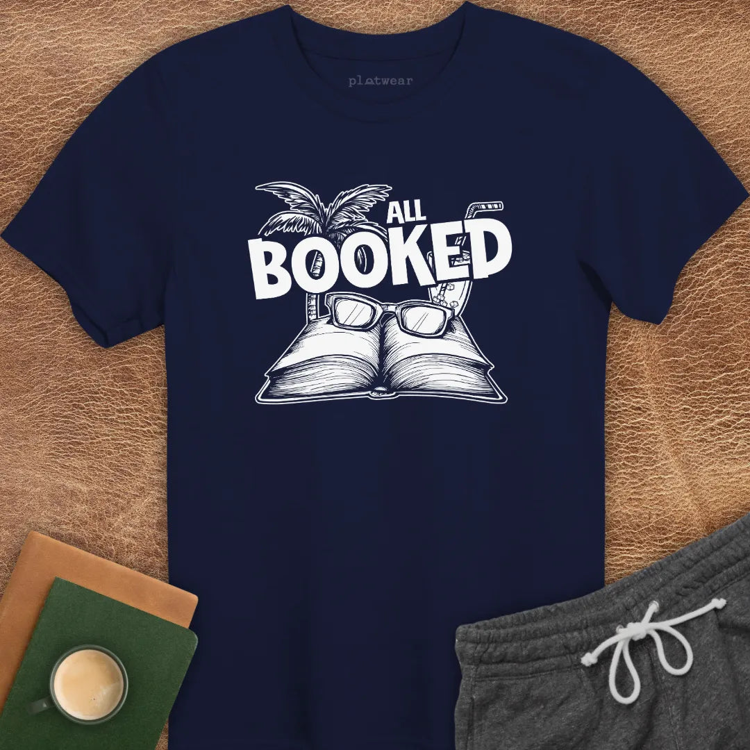 ALL BOOKED T-SHIRT