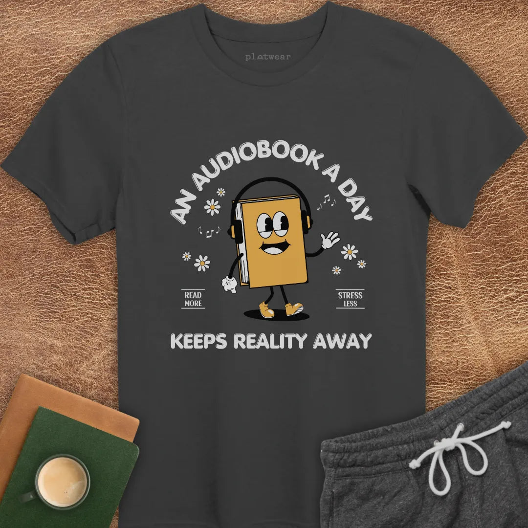 AN AUDIOBOOK A DAY T-SHIRT