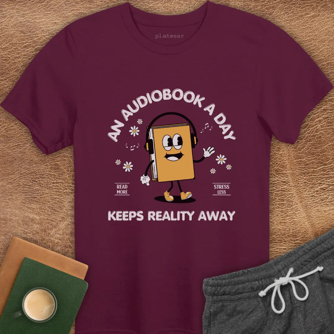 AN AUDIOBOOK A DAY T-SHIRT