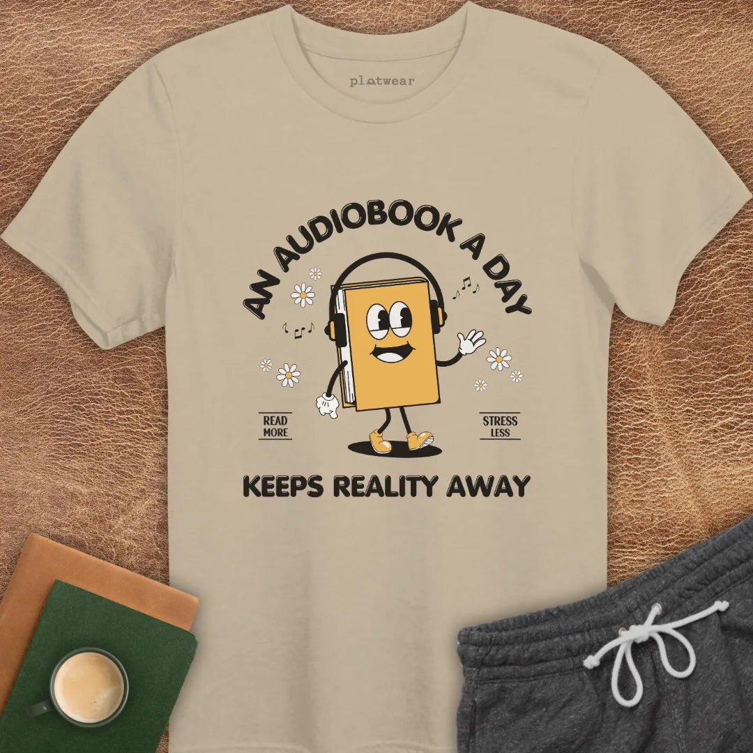 AN AUDIOBOOK A DAY T-SHIRT