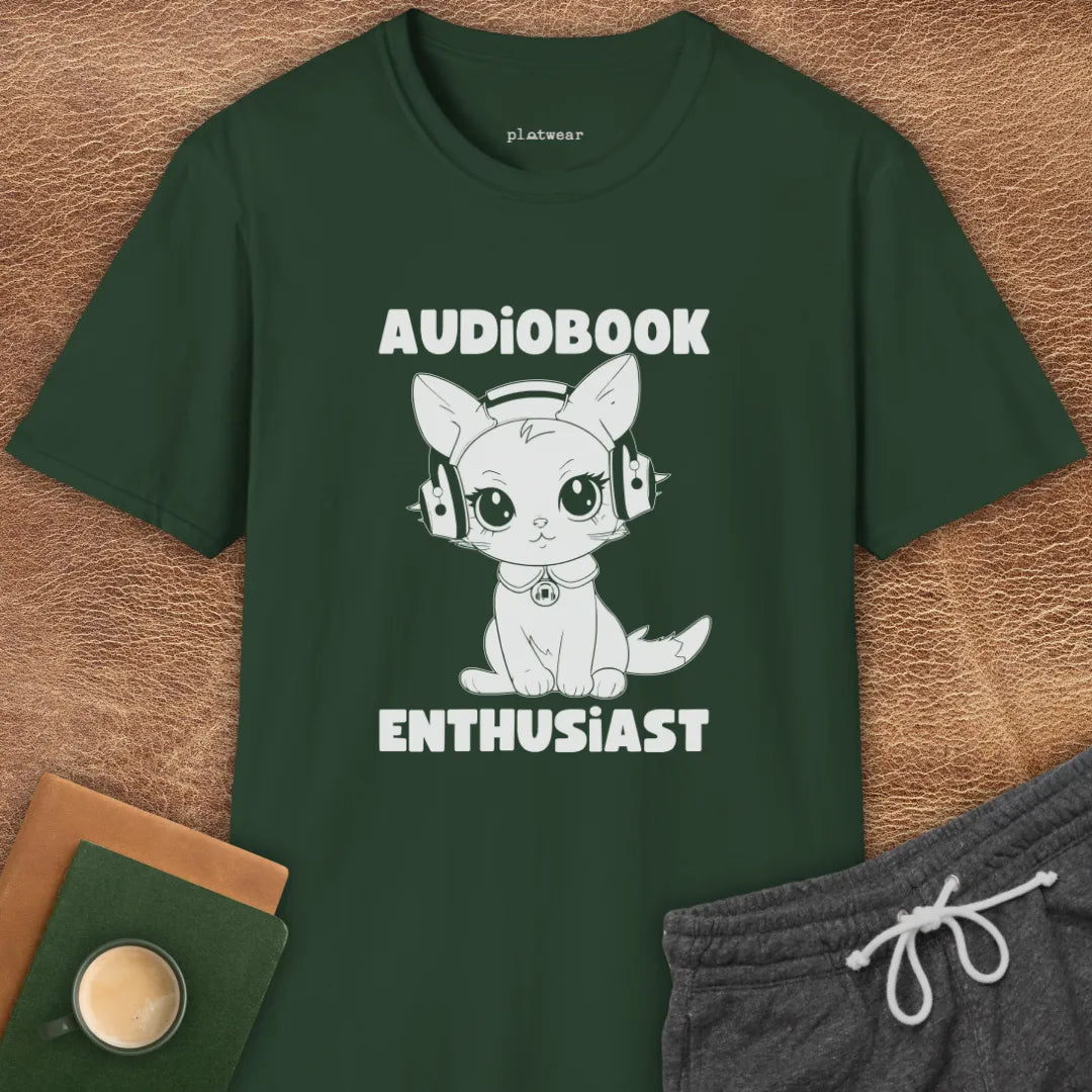 AUDIOBOOK ENTHUSIAST T-SHIRT