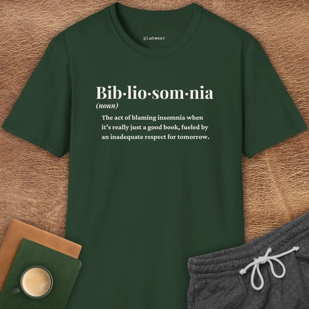 BIBLIOSOMNIA T-SHIRT