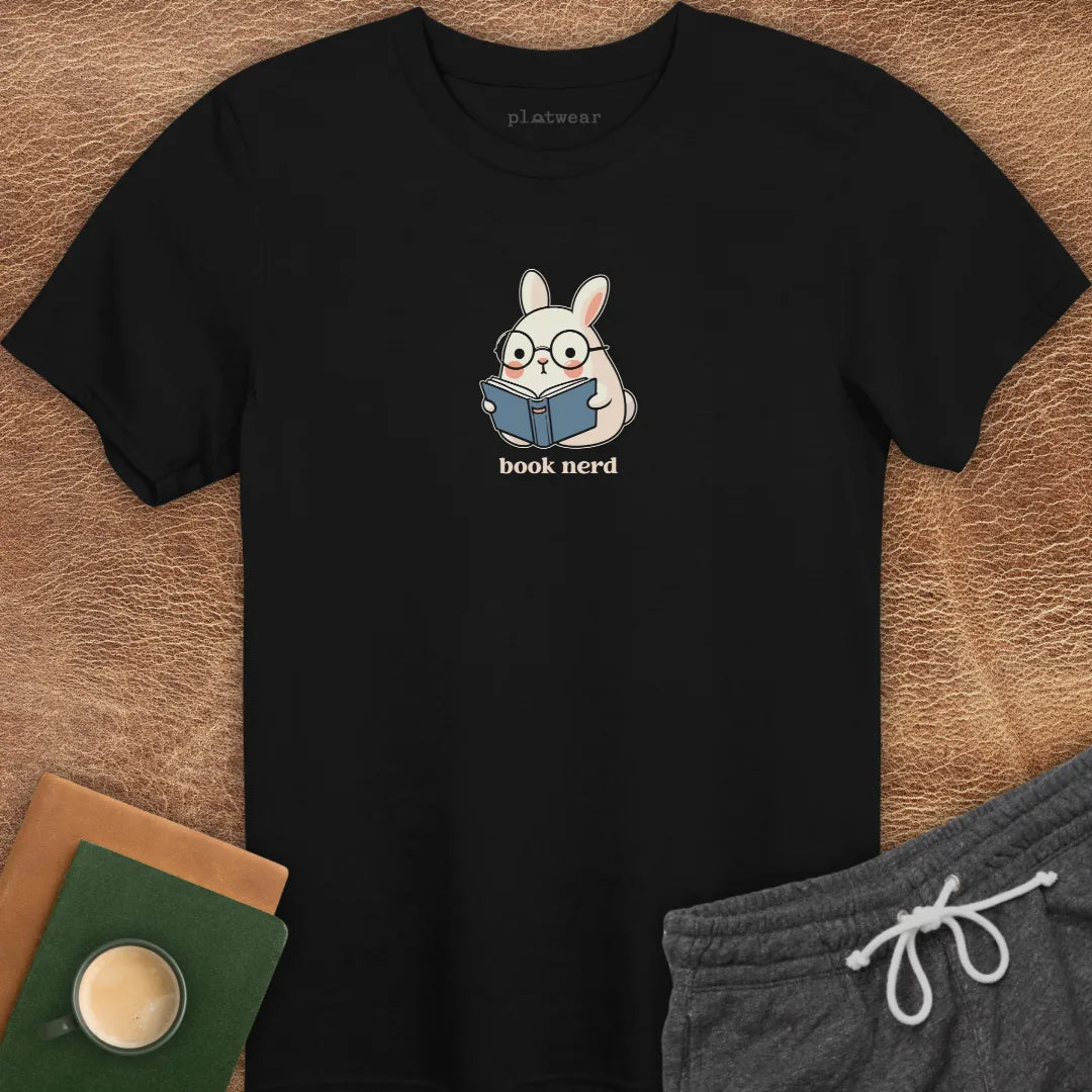 BOOK NERD RABBIT T-SHIRT