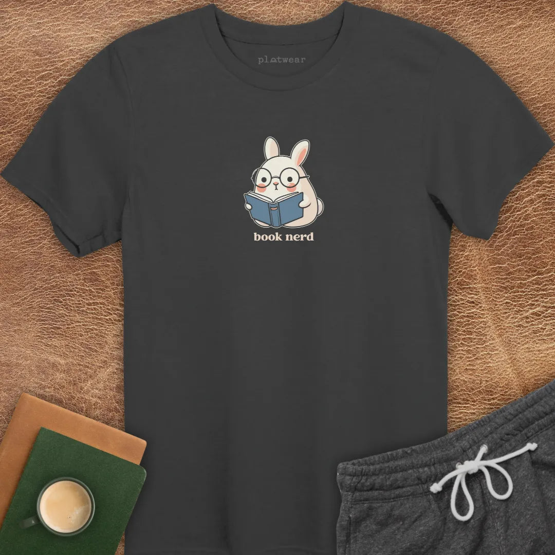 BOOK NERD RABBIT T-SHIRT