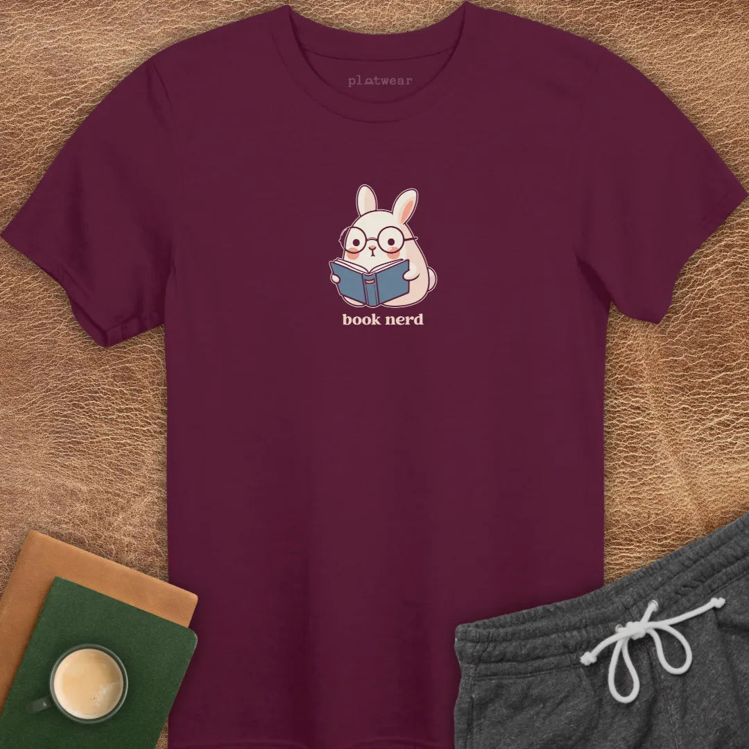 BOOK NERD RABBIT T-SHIRT