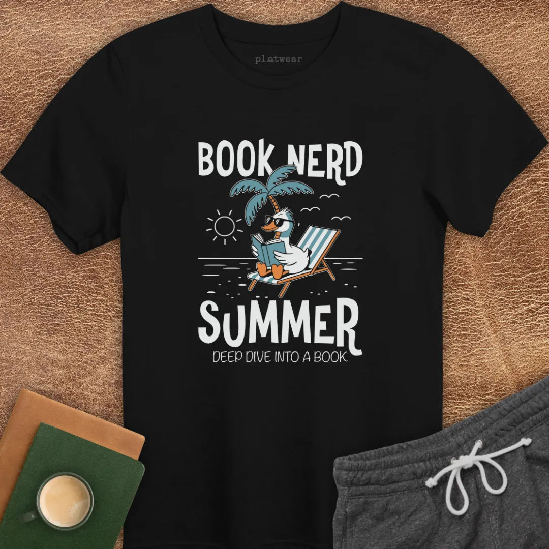 BOOK NERD SUMMER T-SHIRT