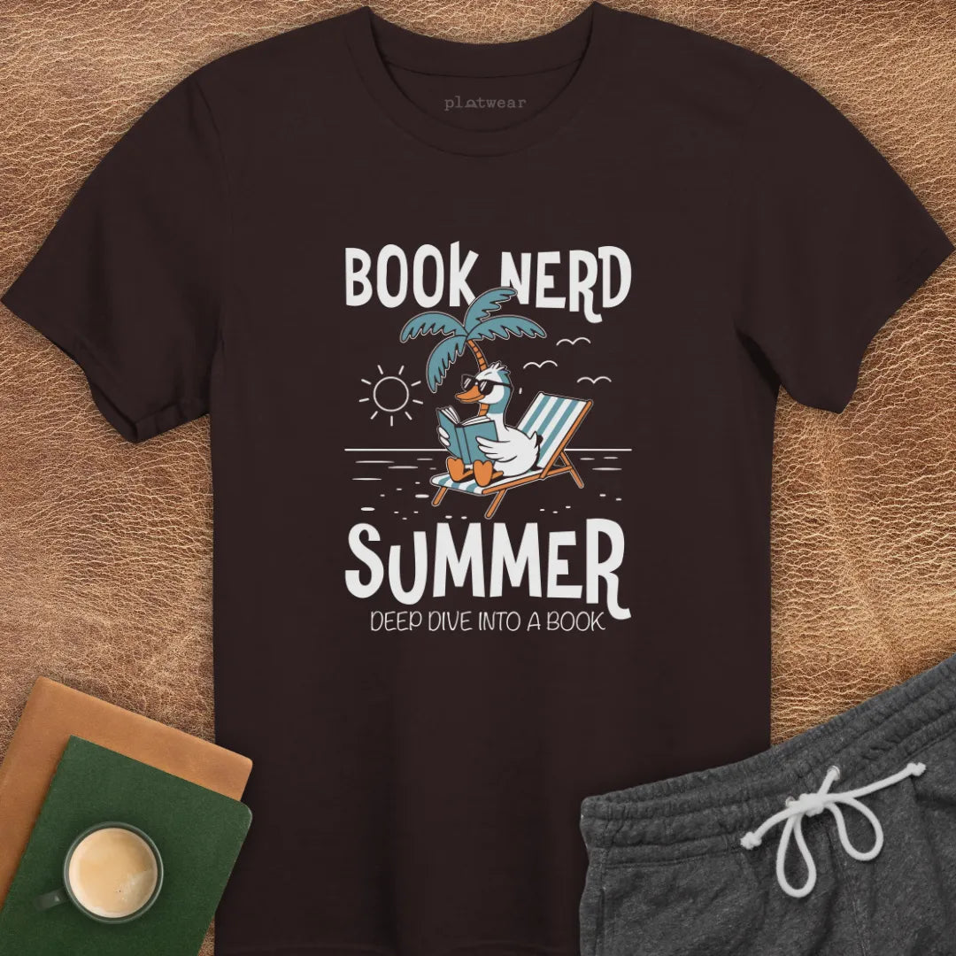 BOOK NERD SUMMER T-SHIRT