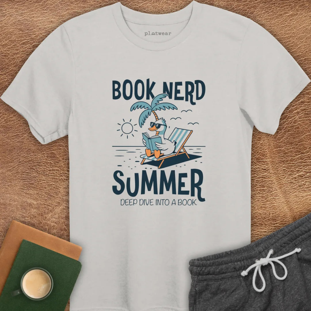 BOOK NERD SUMMER T-SHIRT
