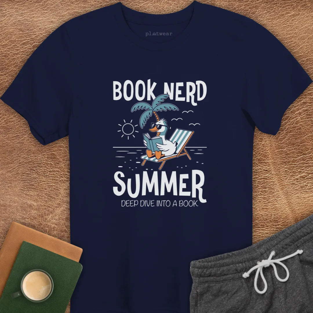 BOOK NERD SUMMER T-SHIRT
