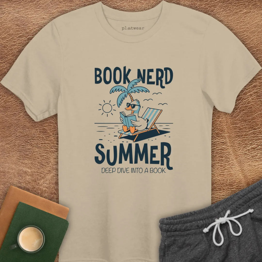 BOOK NERD SUMMER T-SHIRT