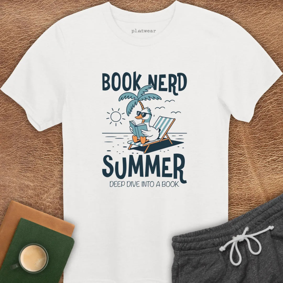 BOOK NERD SUMMER T-SHIRT
