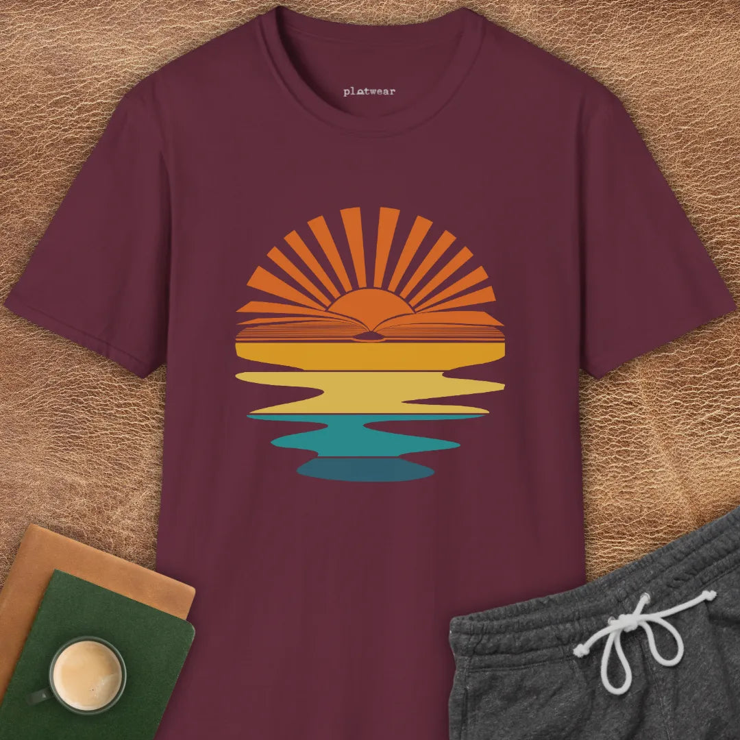 BOOK SUNSET T-SHIRT