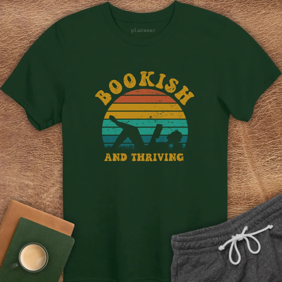 BOOKISH & THRIVING T-SHIRT
