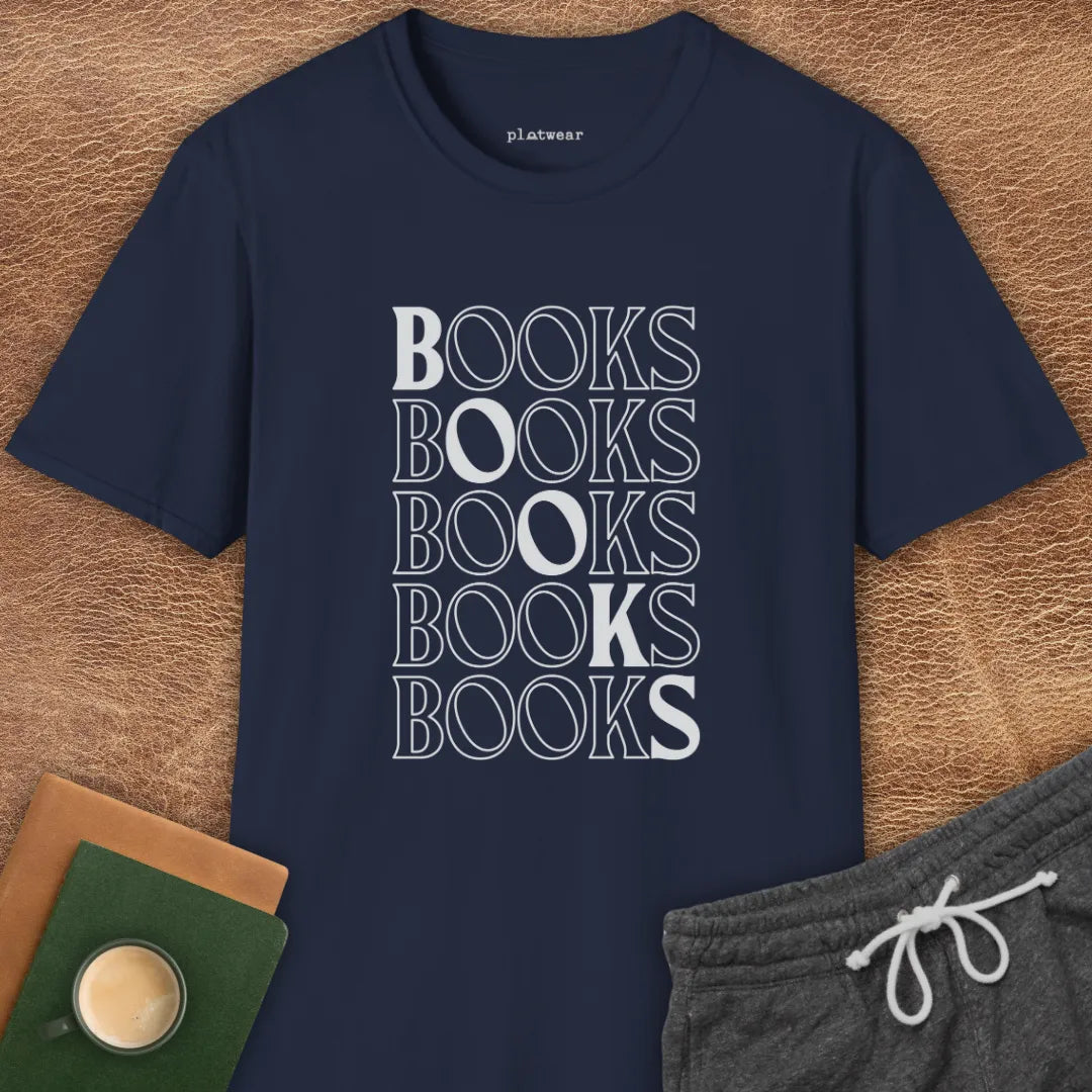 BOOKS BOOKS T-SHIRT