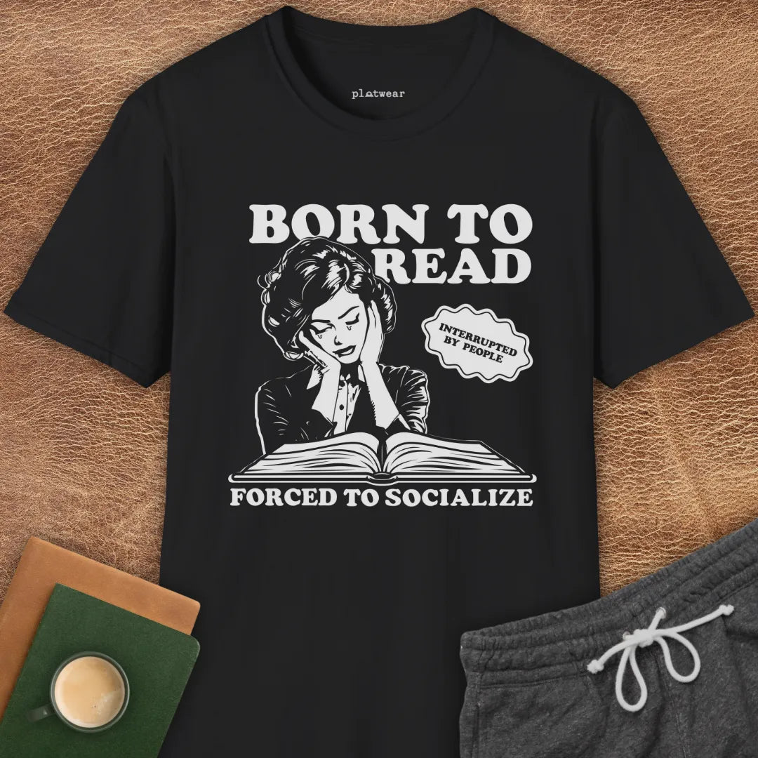 FORCED TO SOCIALIZE T-SHIRT