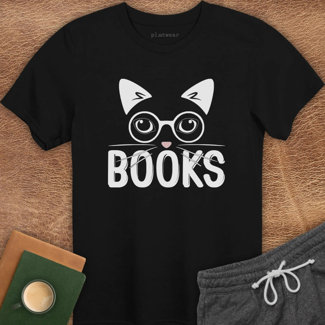 CATS BOOKS T-SHIRT