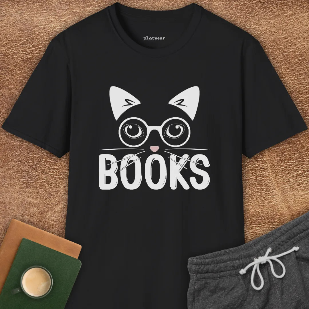 CATS BOOKS T-SHIRT