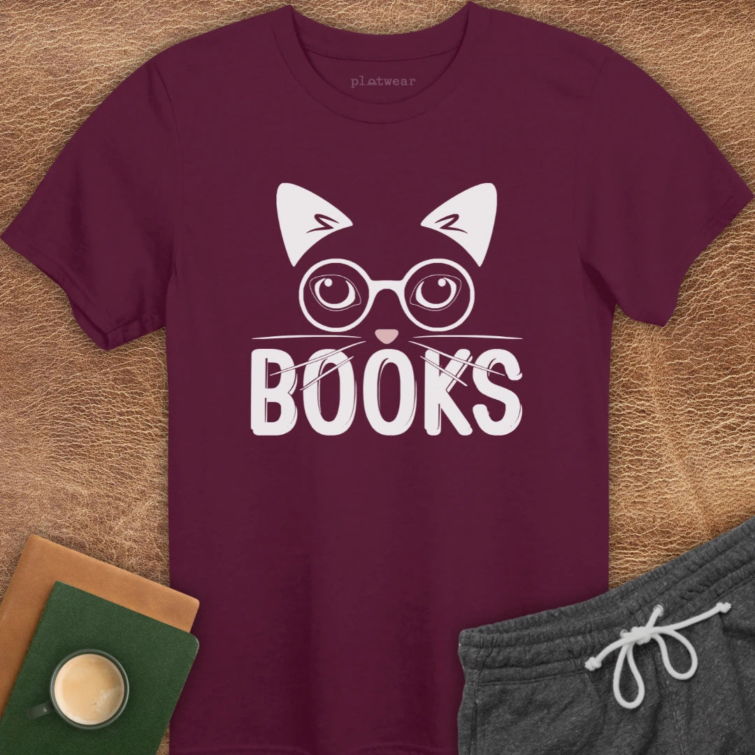 CATS BOOKS T-SHIRT