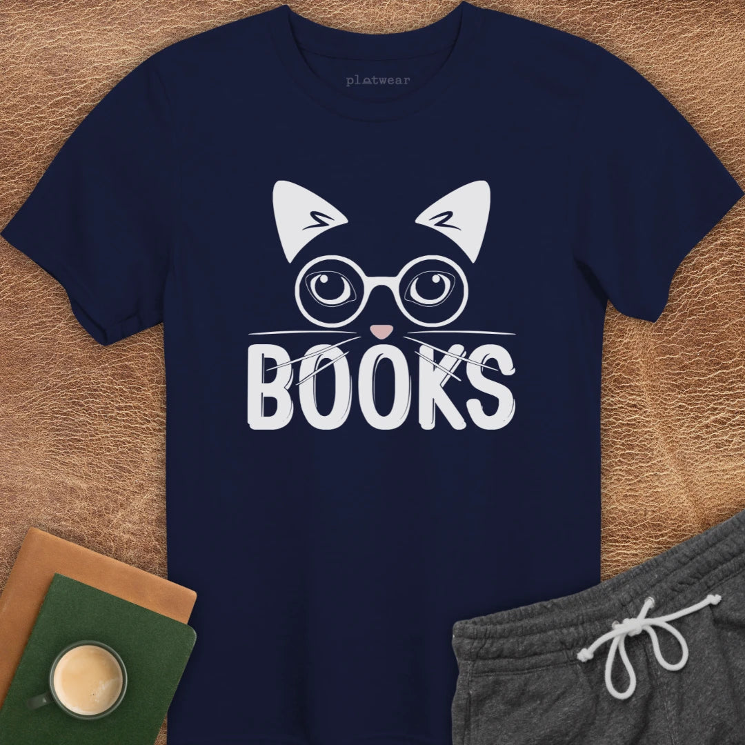 CATS BOOKS T-SHIRT