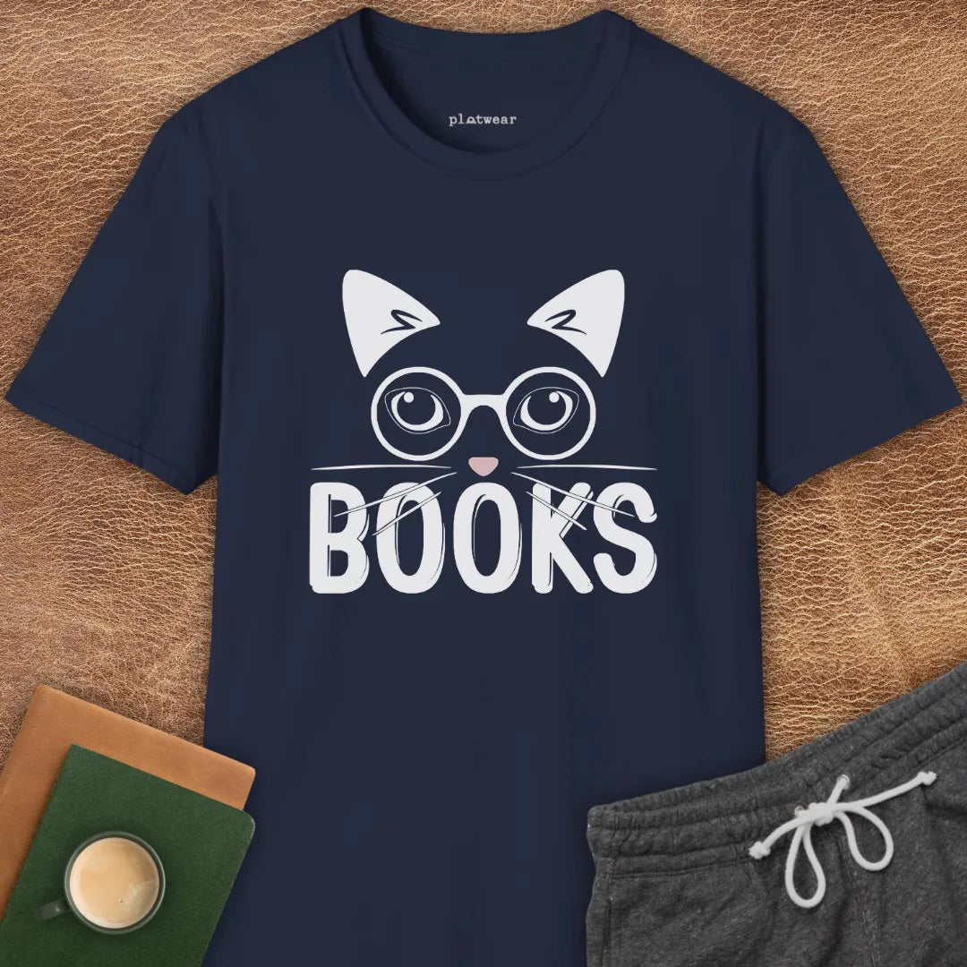 CATS BOOKS T-SHIRT