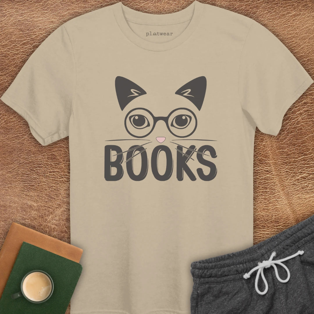 CATS BOOKS T-SHIRT