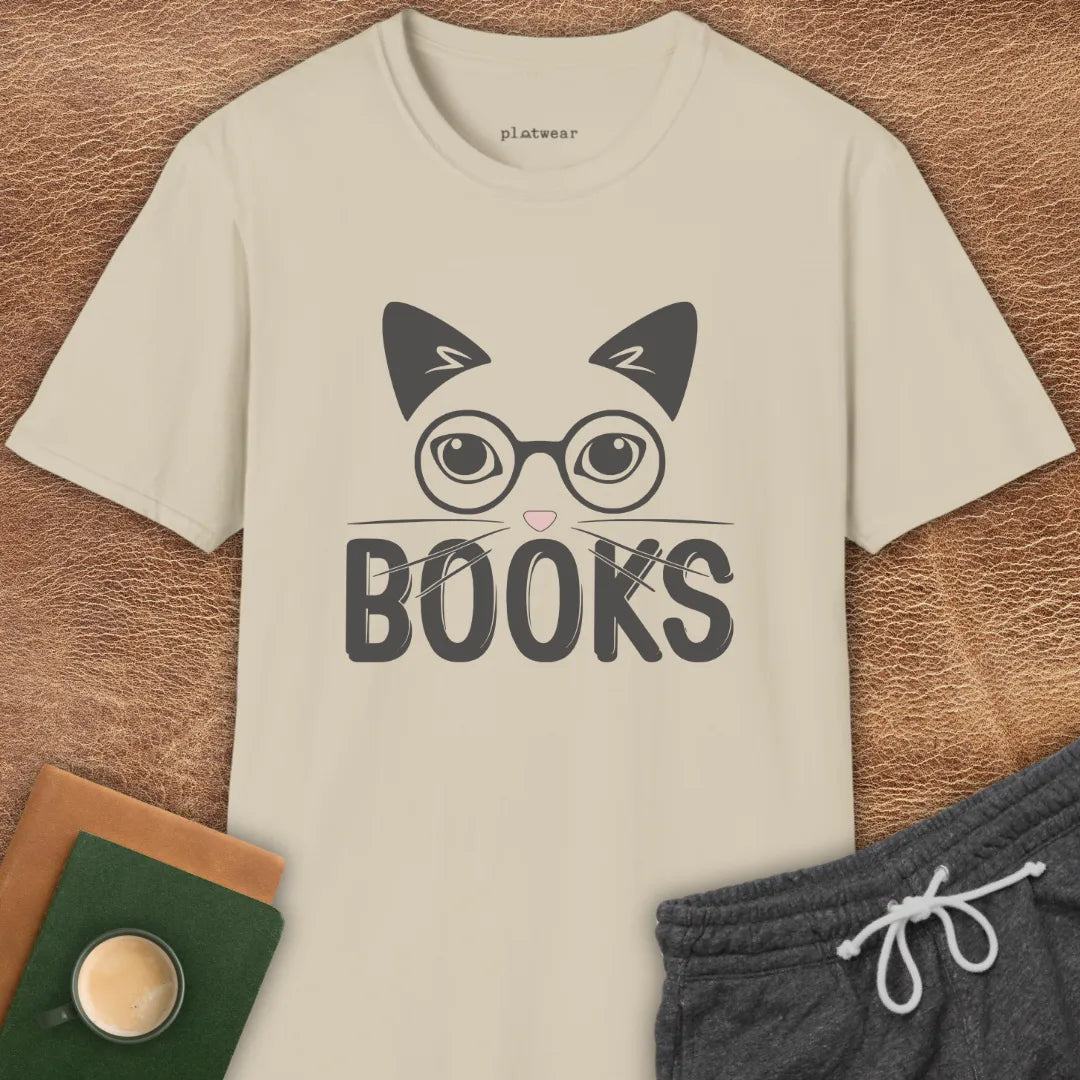 CATS BOOKS T-SHIRT