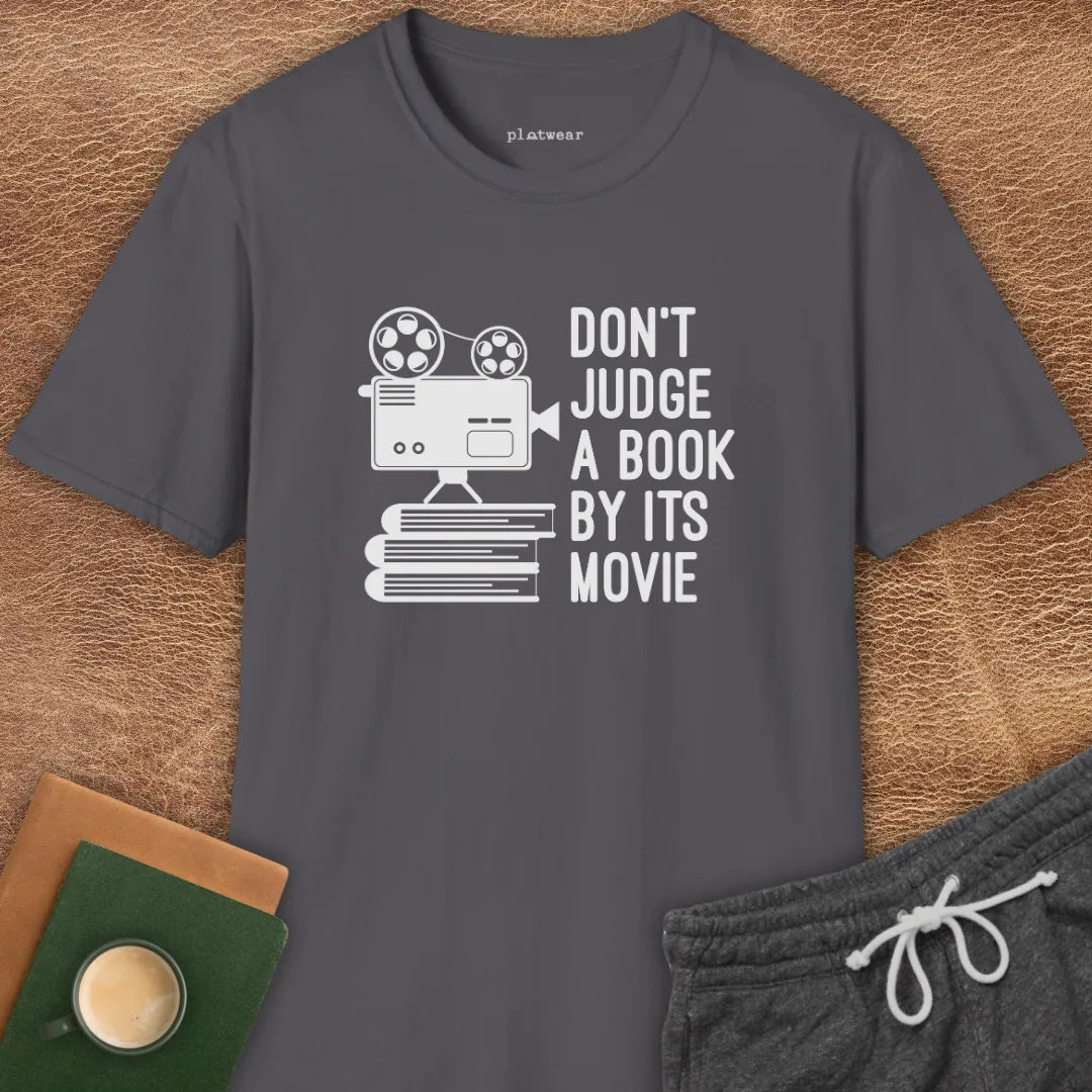 DON'T JUDGE A BOOK T-SHIRT