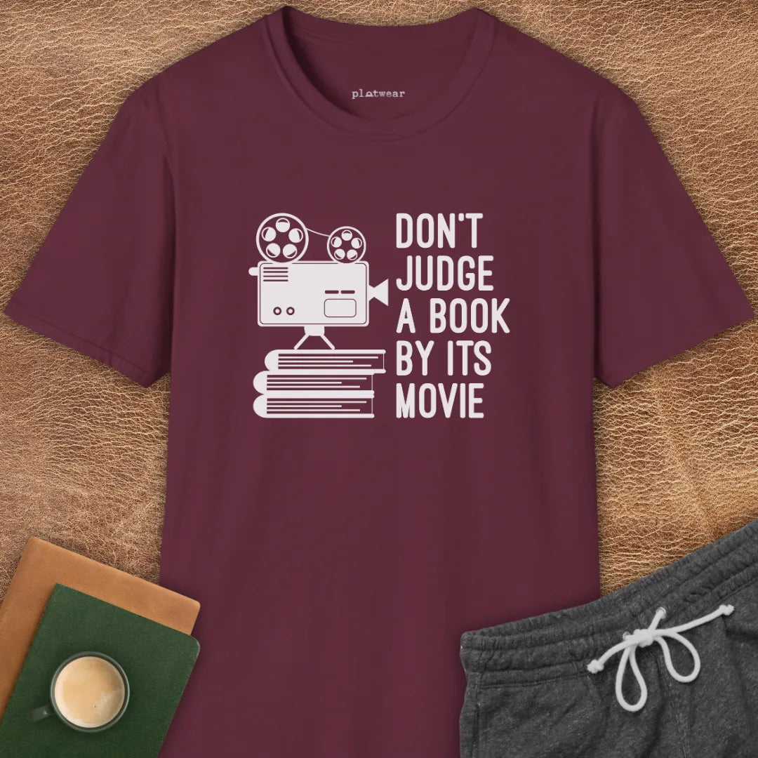 DON'T JUDGE A BOOK T-SHIRT