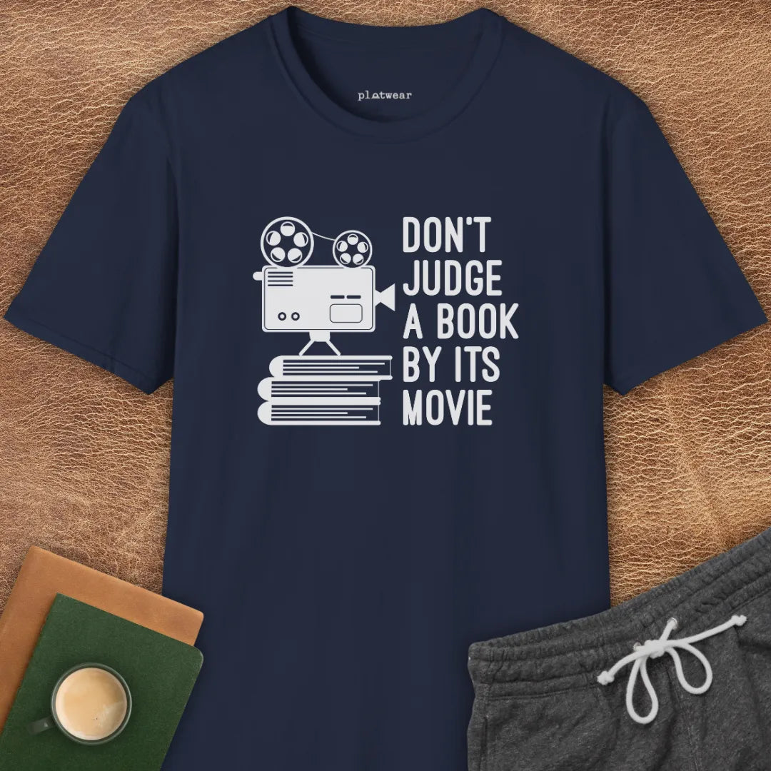 DON'T JUDGE A BOOK T-SHIRT