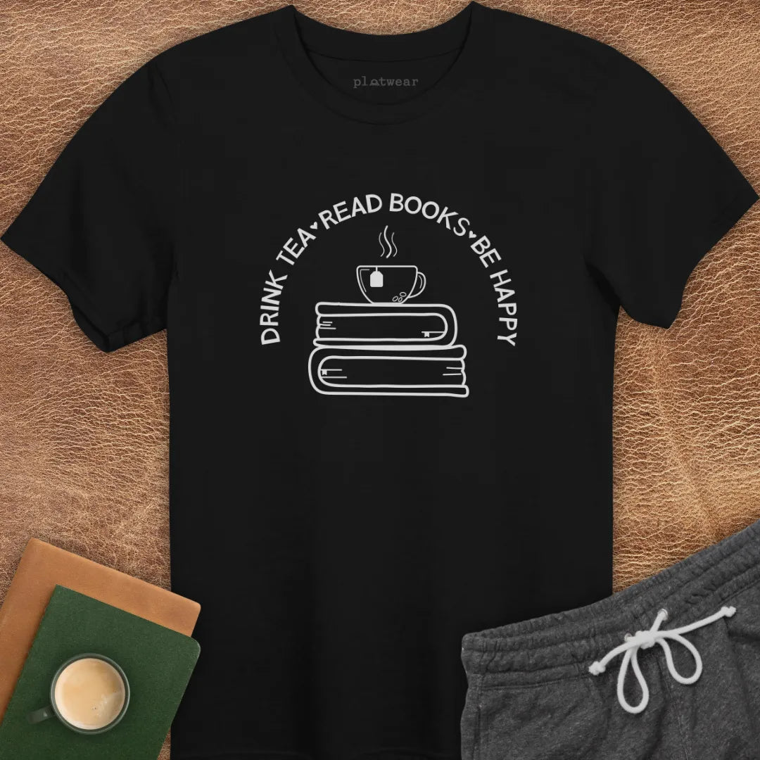 READ BOOKS BE HAPPY T-SHIRT
