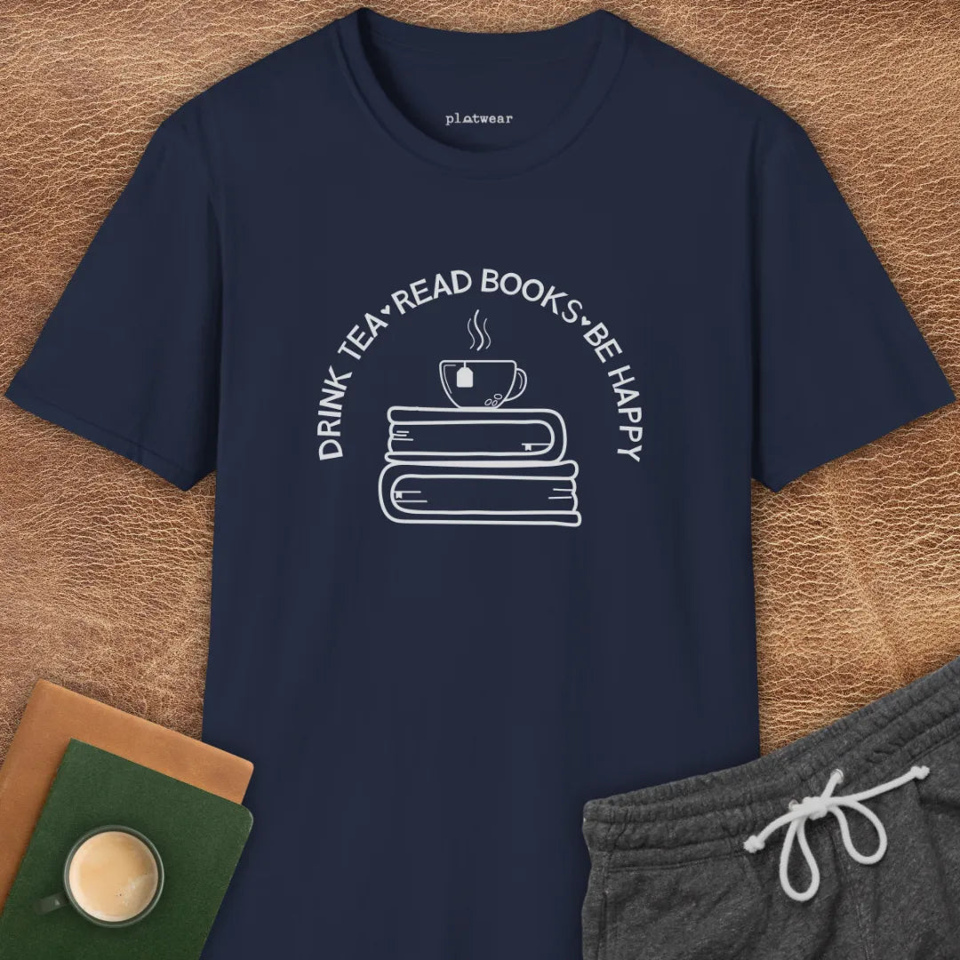 READ BOOKS BE HAPPY T-SHIRT