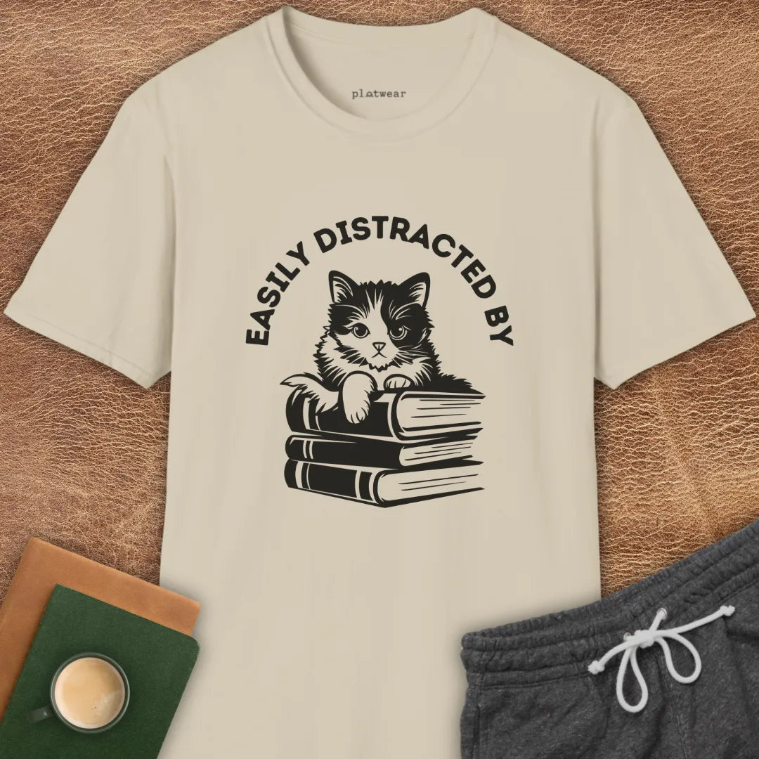 CATS & BOOKS T-SHIRT