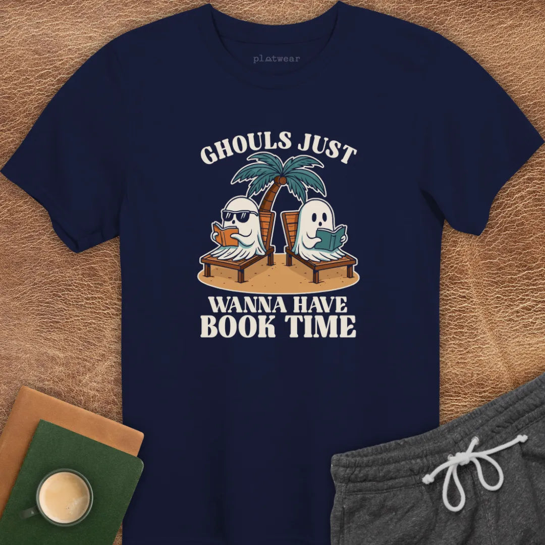 GHOULS BOOK TIME T-SHIRT