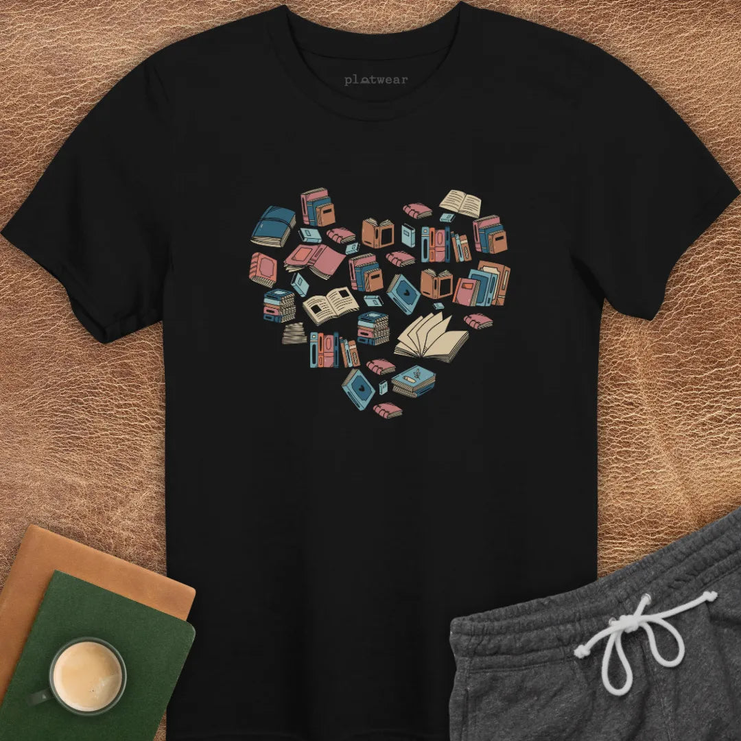 HEART OF BOOKS T-SHIRT