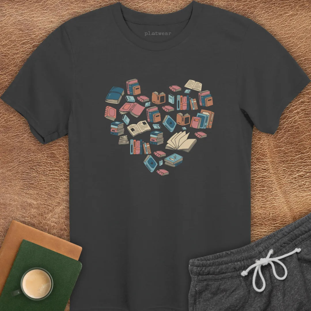 HEART OF BOOKS T-SHIRT
