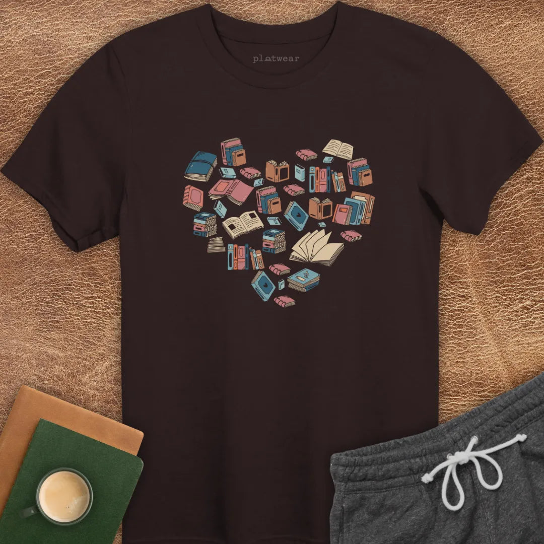 HEART OF BOOKS T-SHIRT