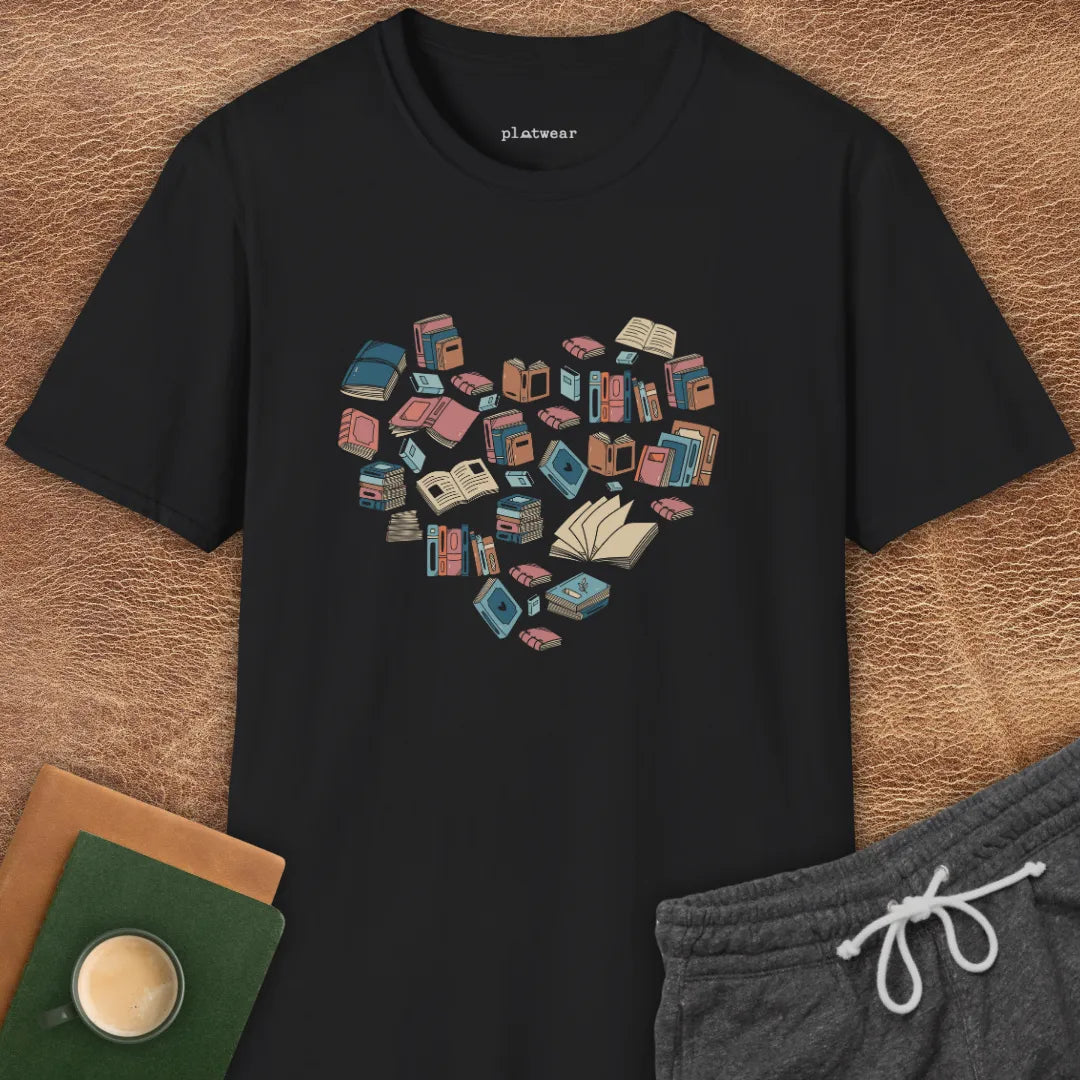 HEART OF BOOKS T-SHIRT