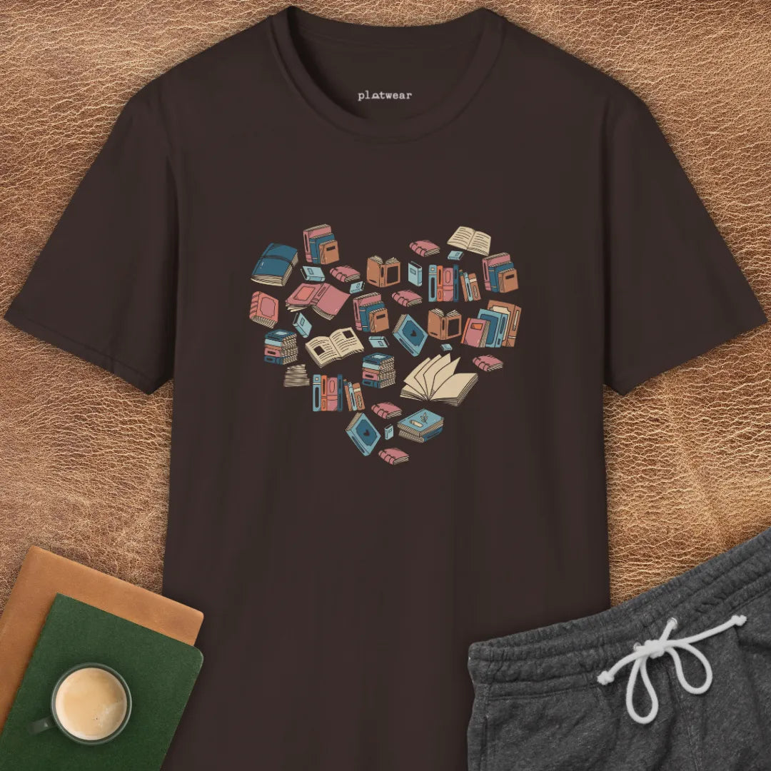 HEART OF BOOKS T-SHIRT