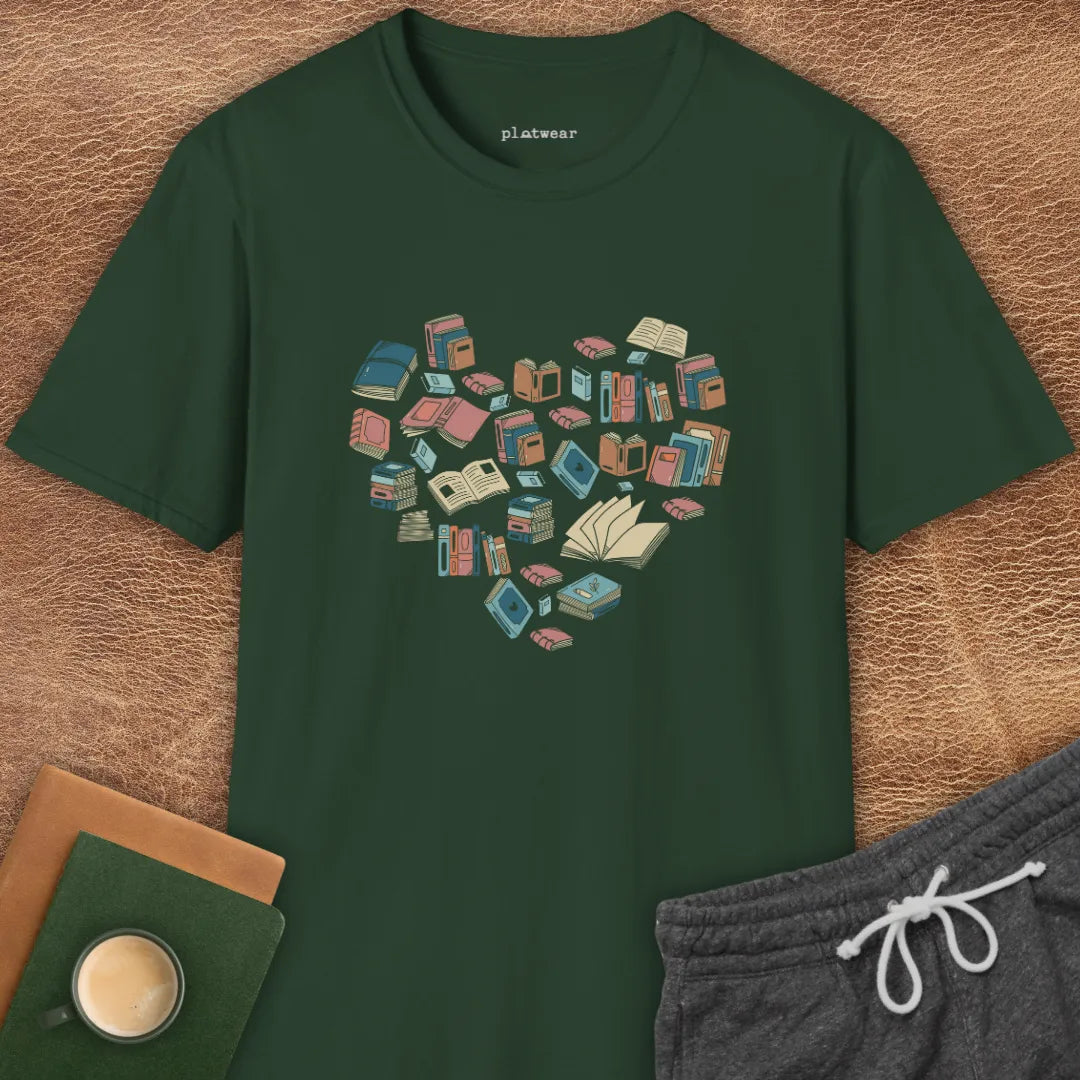 HEART OF BOOKS T-SHIRT