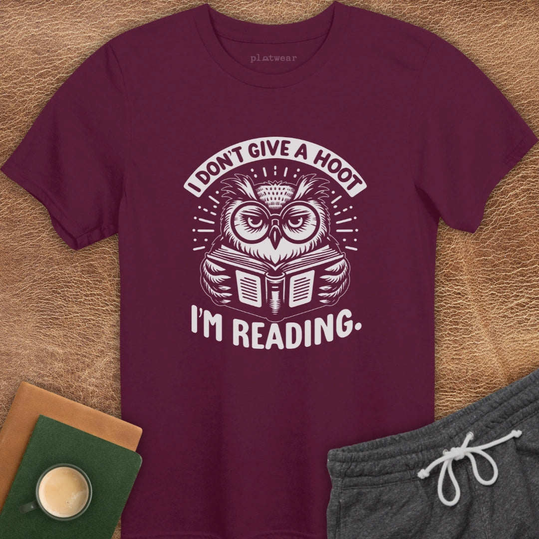 I DON'T GIVE A HOOT T-SHIRT