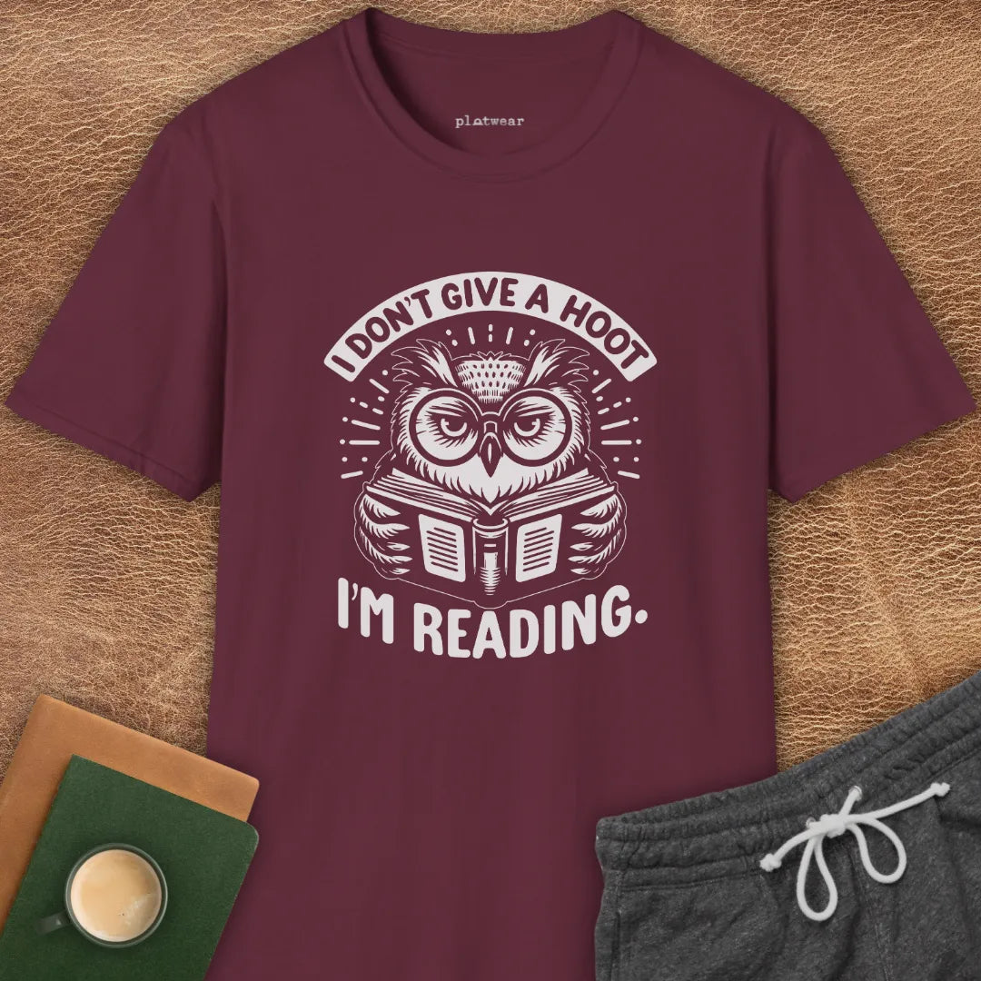 I DON'T GIVE A HOOT T-SHIRT
