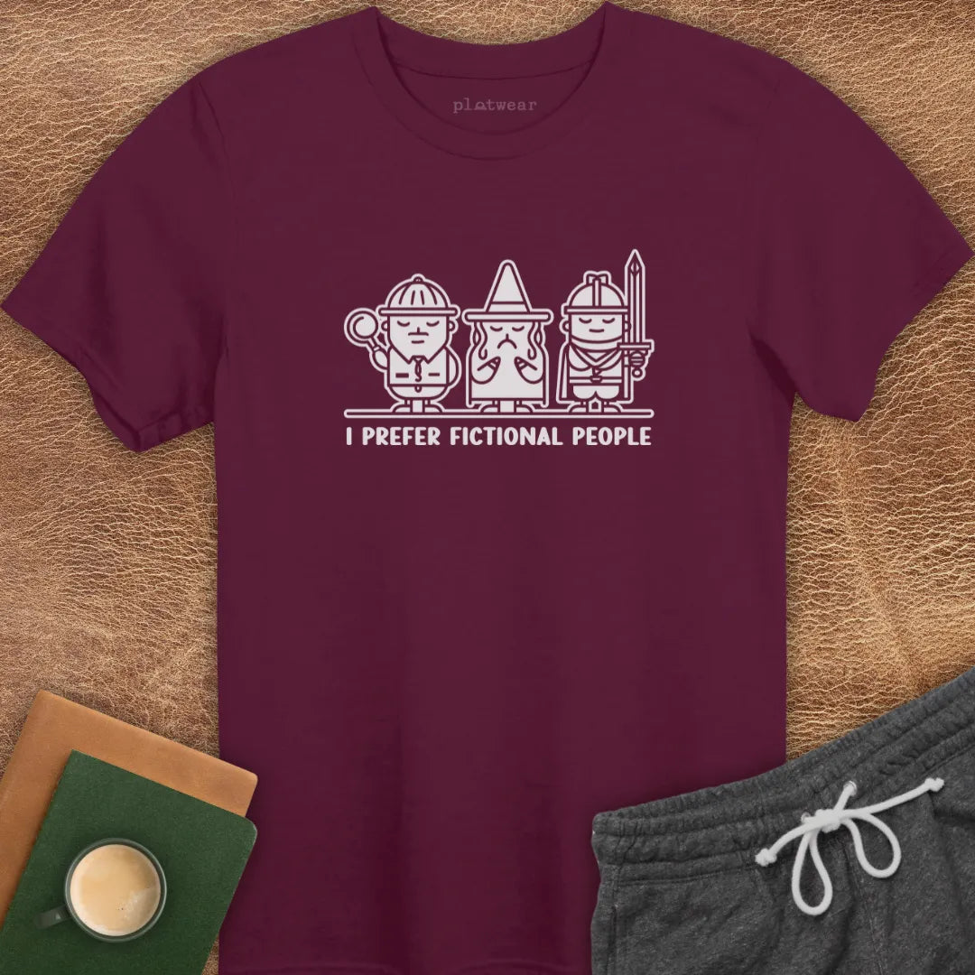 FICTIONAL PEOPLE T-SHIRT